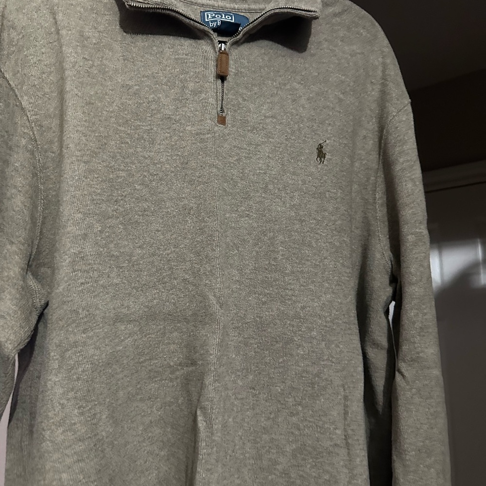 Polo by Ralph Lauren Heather Gray Zip-Up